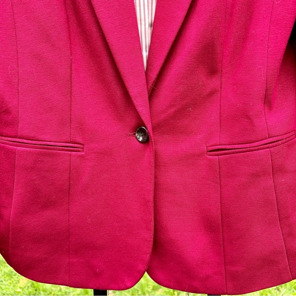 JCPenney Raspberry Blazer Jacket | Size L | - Picture 11 of 14
